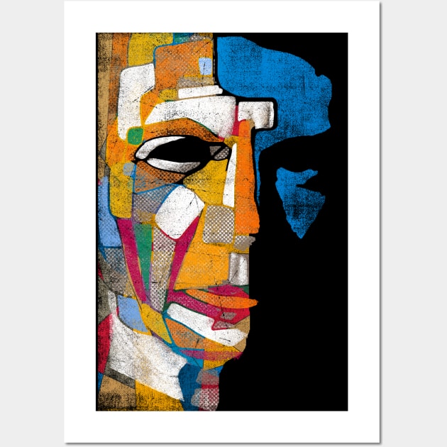 Picasso face Wall Art by bulografik